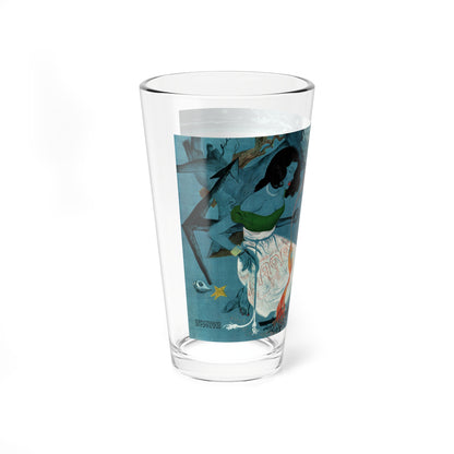 The Equatorial Man, Collier's, November 5, 1949 (Magazine Illustration) Pint Glass 16oz-Go Mug Yourself