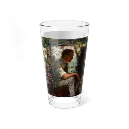 The Equestrian Rider, Empire Silk Company advertisement, 1920 (Magazine Illustration) Pint Glass 16oz - Go Mug Yourself