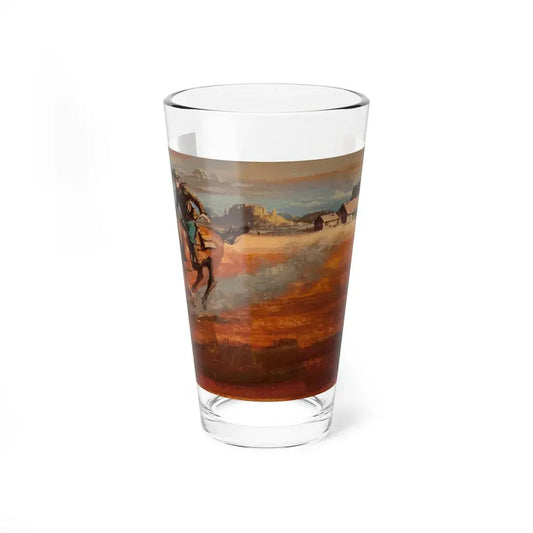 The Escape (Magazine Illustration) Pint Glass 16oz 16oz - Go Mug Yourself