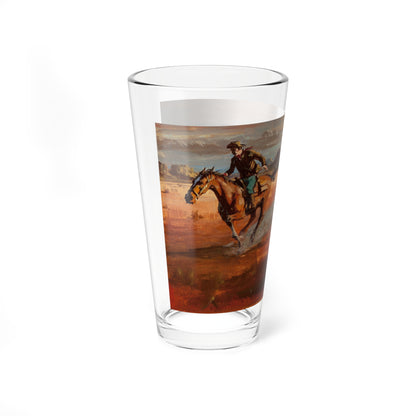 The Escape (Magazine Illustration) Pint Glass 16oz-Go Mug Yourself