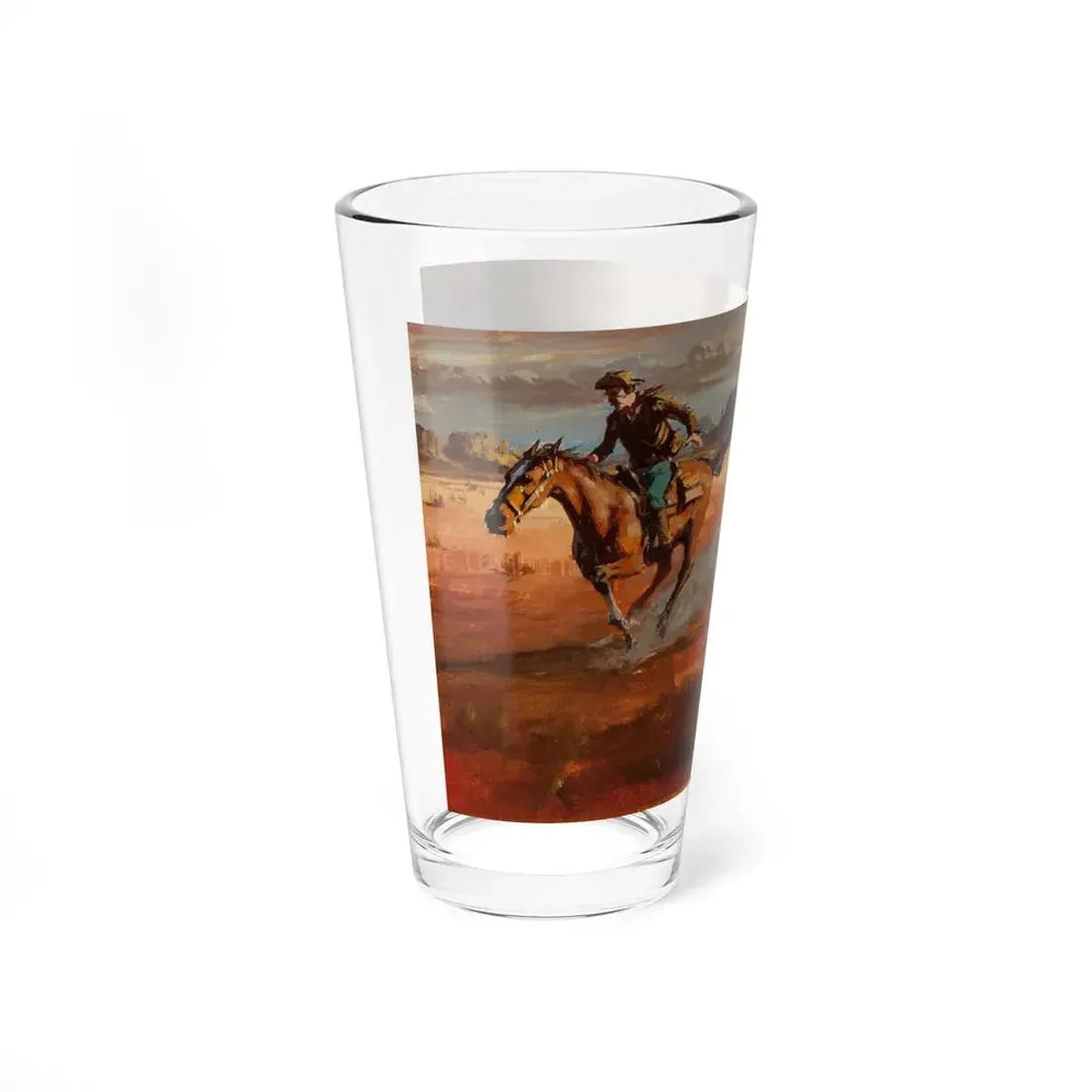 The Escape (Magazine Illustration) Pint Glass 16oz - Go Mug Yourself