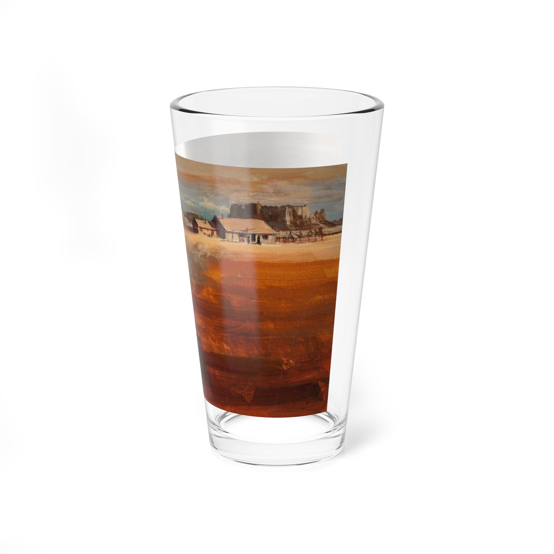 The Escape (Magazine Illustration) Pint Glass 16oz-Go Mug Yourself