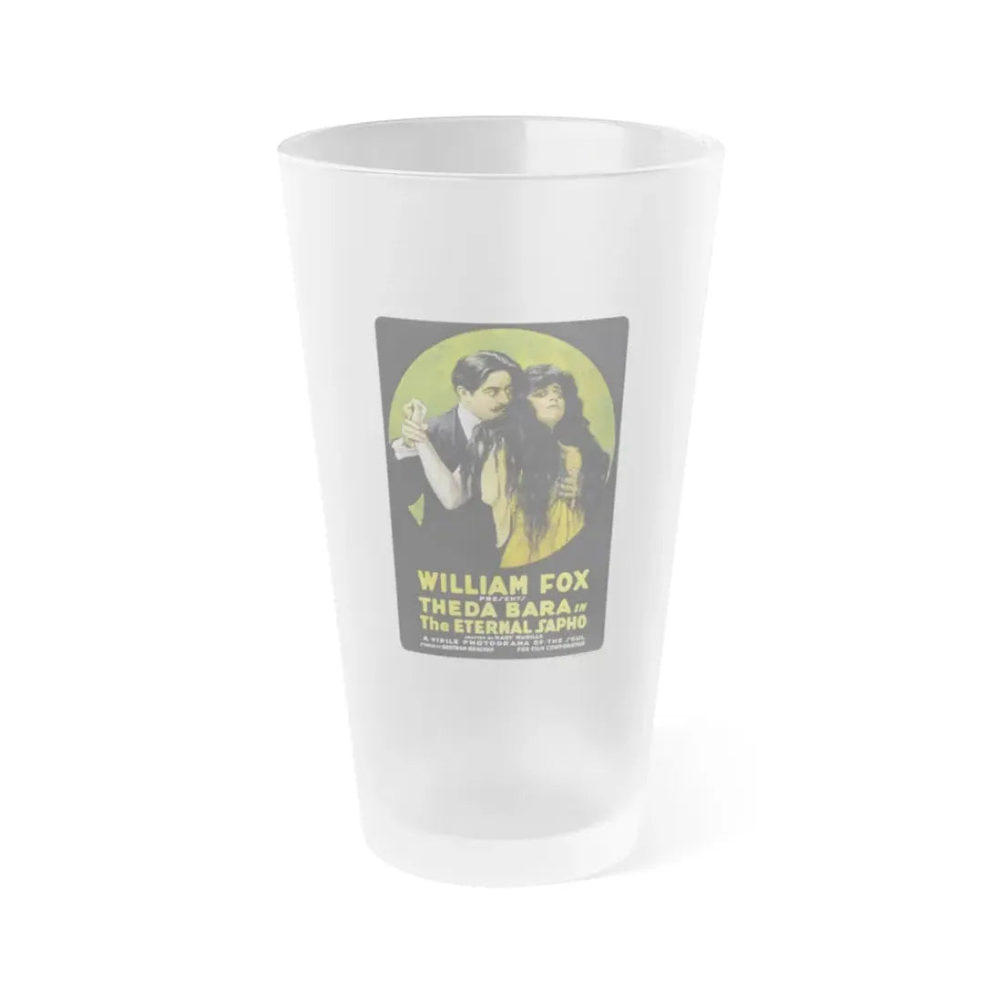 THE ETERNAL SAPHO 1916 Movie Poster - Frosted Pint Glass 16oz 16oz Frosted - Go Mug Yourself