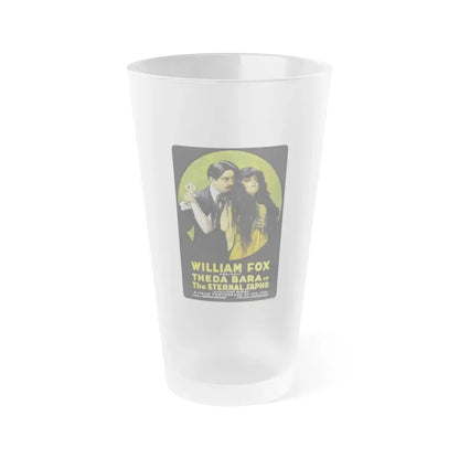 THE ETERNAL SAPHO 1916 Movie Poster - Frosted Pint Glass 16oz 16oz Frosted - Go Mug Yourself