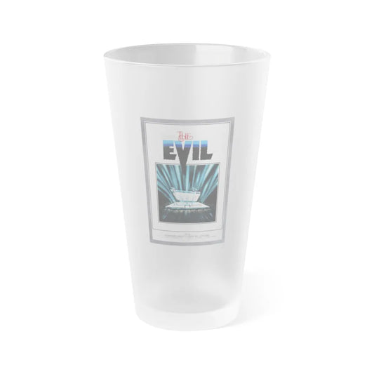 THE EVIL 1978 Movie Poster - Frosted Pint Glass 16oz-16oz-Frosted-Go Mug Yourself