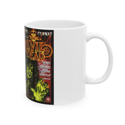 THE EVIL DEAD (VHS COVER) - White Coffee Mug - Go Mug Yourself