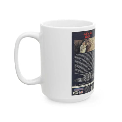 THE EVIL THAT MEN DO (VHS COVER) - White Coffee Mug - Go Mug Yourself