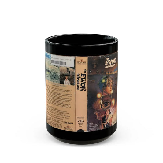 THE EWOK ADVENTURE (VHS COVER) - Black Coffee Mug 11oz - Go Mug Yourself