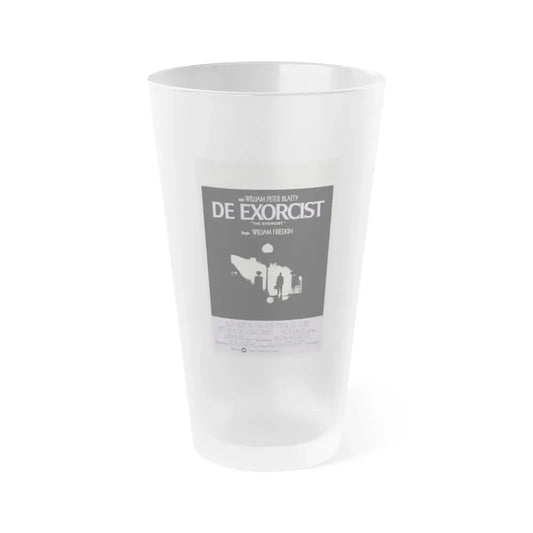 THE EXORCIST (BELGIAN) 1973 Movie Poster - Frosted Pint Glass 16oz 16oz Frosted - Go Mug Yourself