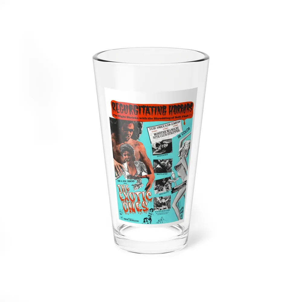 THE EXOTIC ONES (THE MONSTER AND THE STRIPPER) 1968 Movie Poster - Pint Glass 16oz-16oz-Go Mug Yourself