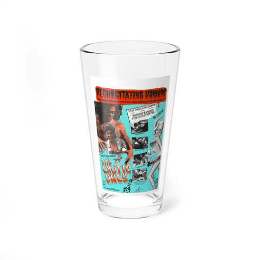 THE EXOTIC ONES (THE MONSTER AND THE STRIPPER) 1968 Movie Poster - Pint Glass 16oz 16oz - Go Mug Yourself