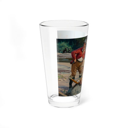 The Expert, Shaw-Barton Calendar Company illustration, 1957 (Magazine Illustration) Pint Glass 16oz-Go Mug Yourself