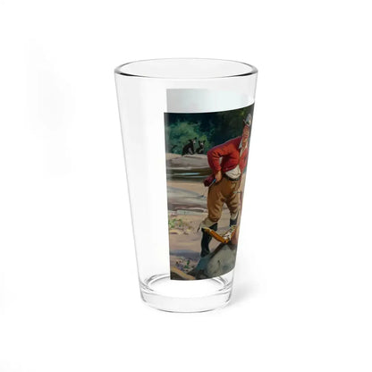 The Expert, Shaw-Barton Calendar Company illustration, 1957 (Magazine Illustration) Pint Glass 16oz - Go Mug Yourself