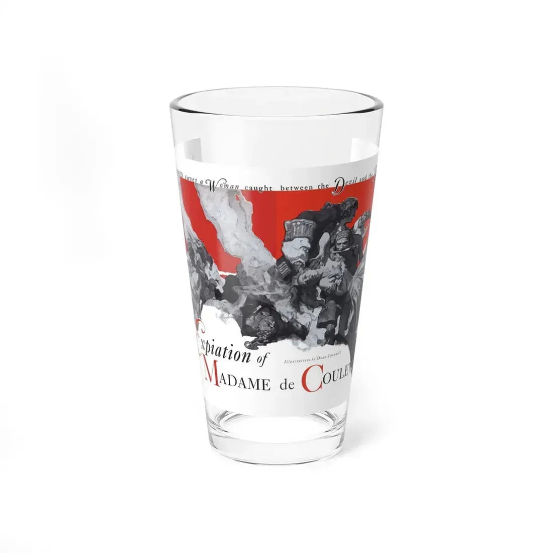 The Expiation of Madame de Coulevain, Cosmopolitan, September 1930 (Magazine Illustration) Pint Glass 16oz 16oz - Go Mug Yourself