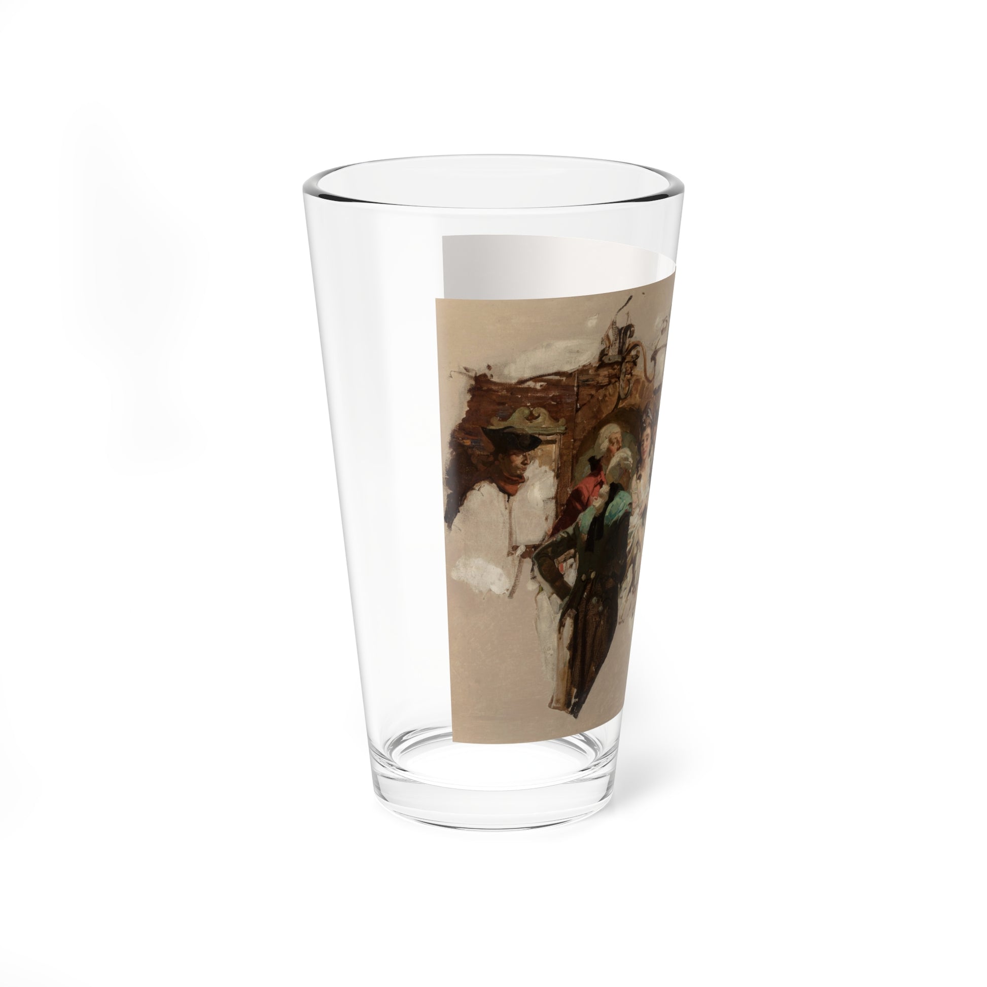 The Exquisite Perdita, Cosmopolitan interior illustration, 1925 (Magazine Illustration) Pint Glass 16oz-Go Mug Yourself