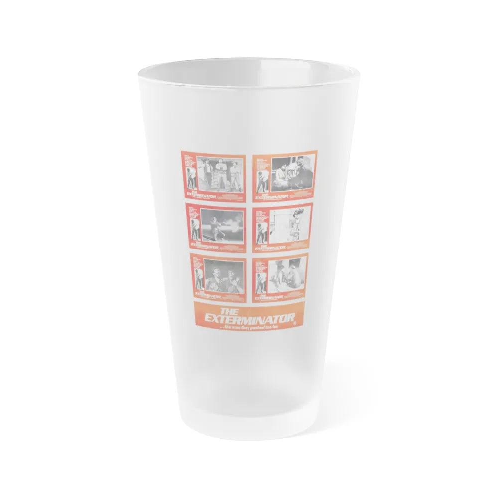 THE EXTERMINATOR (2) 1980 Movie Poster - Frosted Pint Glass 16oz-16oz-Frosted-Go Mug Yourself