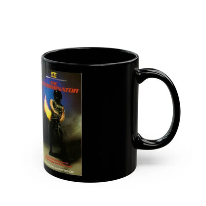 THE EXTERMINATOR EMBASSY HOME ENTERTAINMENT (VHS COVER) - Black Coffee Mug - Go Mug Yourself