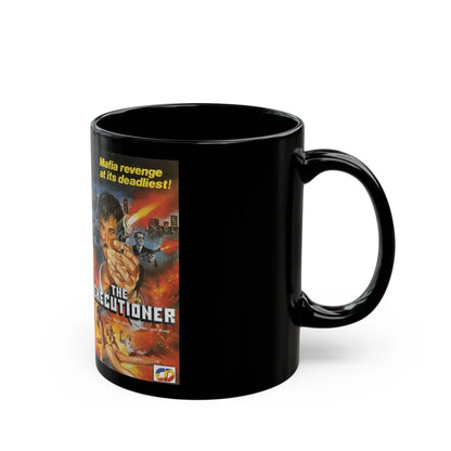 THE EXTERMINATOR MAFIA REVENGE AT ITS DEADLIEST (VHS COVER) - Black Coffee Mug-Go Mug Yourself