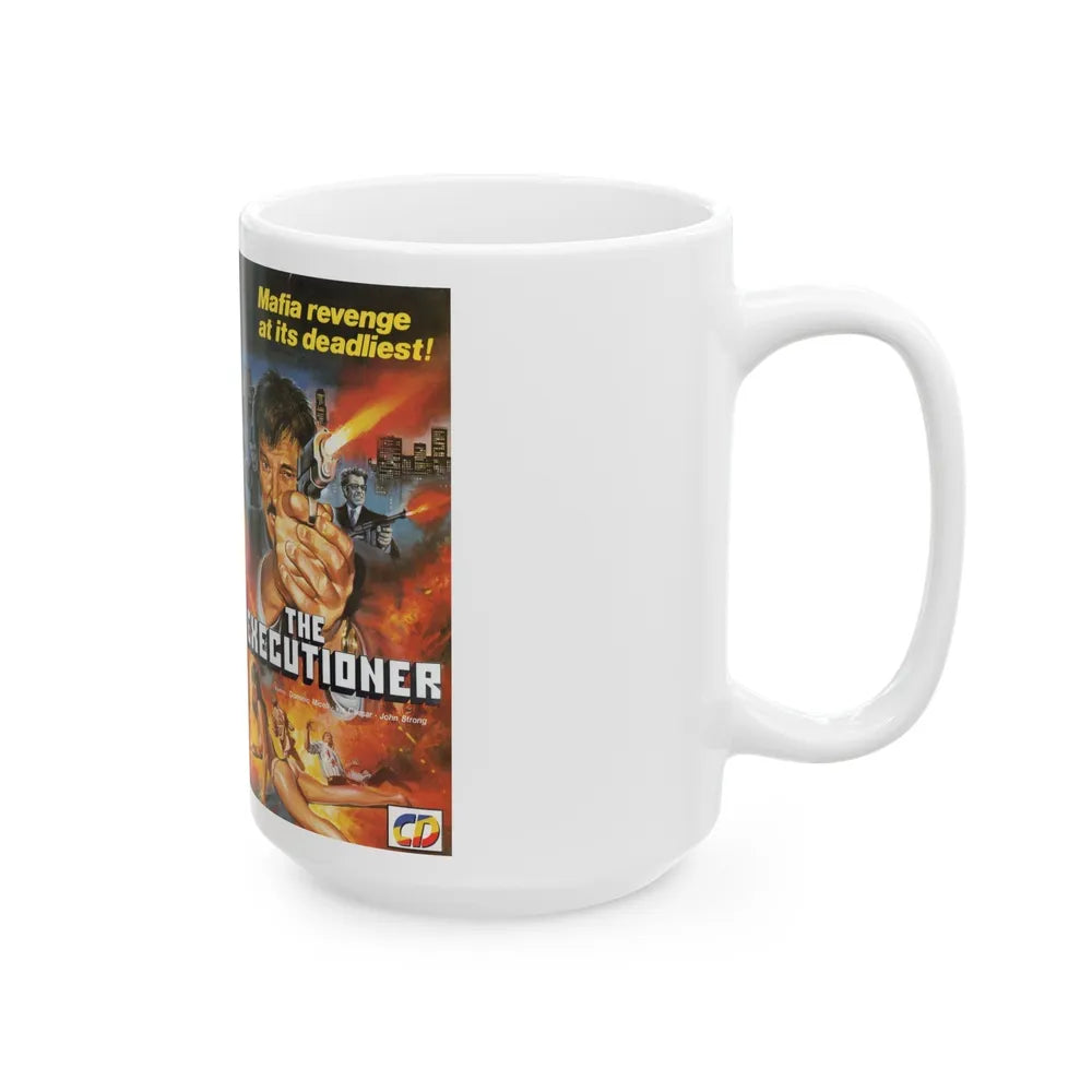 THE EXTERMINATOR MAFIA REVENGE AT ITS DEADLIEST (VHS COVER) - White Coffee Mug-Go Mug Yourself