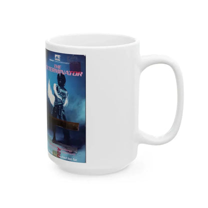 THE EXTERMINATOR (VHS COVER) - White Coffee Mug - Go Mug Yourself