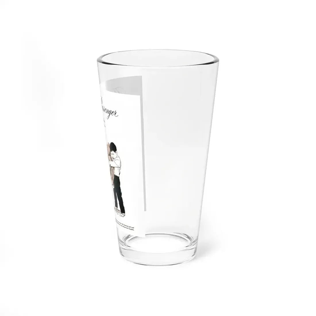 The Extra Passenger, Redbook, August 1956 (Magazine Illustration) Pint Glass 16oz - Go Mug Yourself