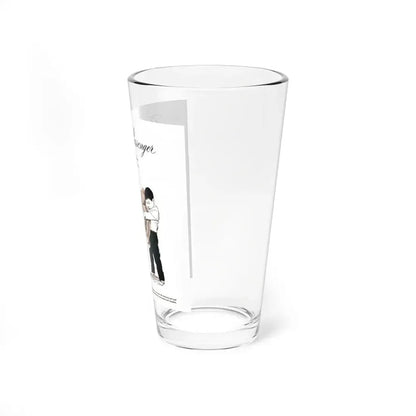 The Extra Passenger, Redbook, August 1956 (Magazine Illustration) Pint Glass 16oz - Go Mug Yourself