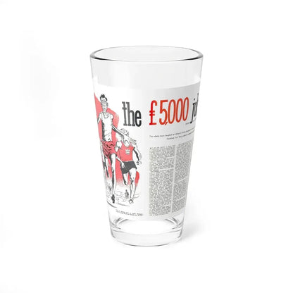 The f5,000 Joke, Man Junior, August 1957 (Magazine Illustration) Pint Glass 16oz 16oz - Go Mug Yourself