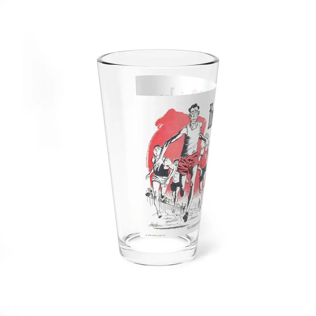 The f5,000 Joke, Man Junior, August 1957 (Magazine Illustration) Pint Glass 16oz - Go Mug Yourself