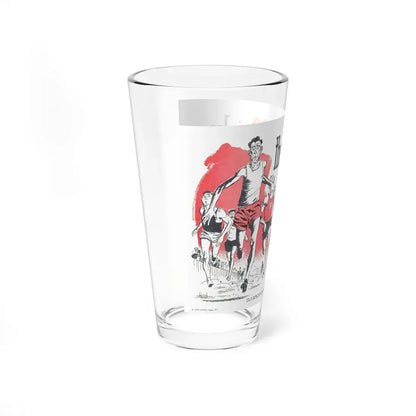 The f5,000 Joke, Man Junior, August 1957 (Magazine Illustration) Pint Glass 16oz - Go Mug Yourself