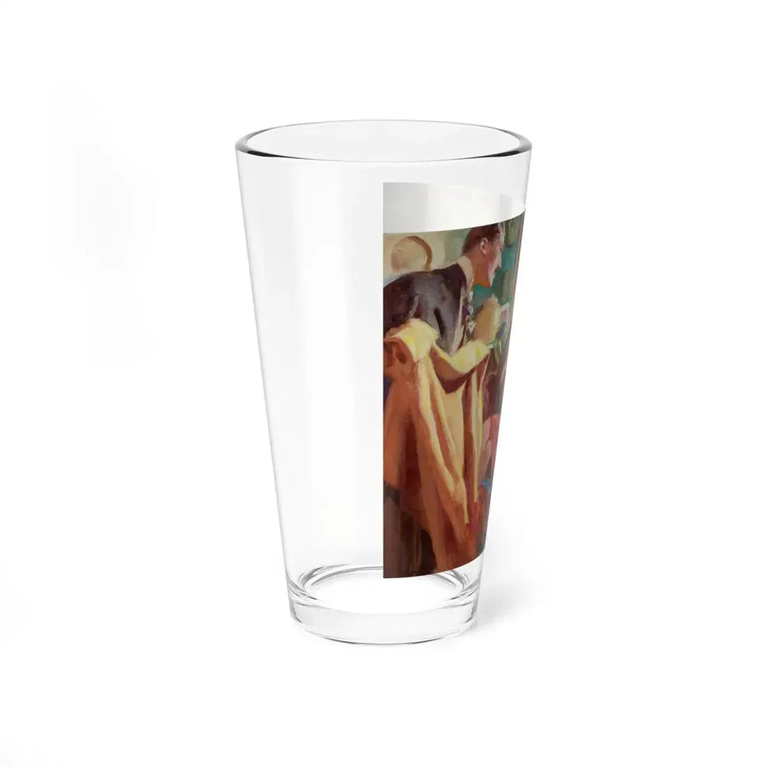 The Fabric Salesman (Magazine Illustration) Pint Glass 16oz - Go Mug Yourself