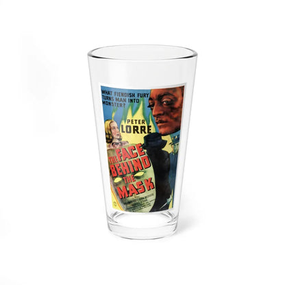 THE FACE BEHIND THE MASK 1941 Movie Poster - Pint Glass 16oz-16oz-Go Mug Yourself