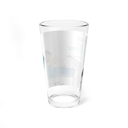 The Face in the Mirror, Good Housekeeping, August 1951 (Magazine Illustration) Pint Glass 16oz - Go Mug Yourself