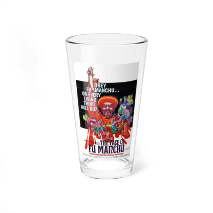 THE FACE OF FU-MANCHU 1965 Movie Poster - Pint Glass 16oz-16oz-Go Mug Yourself