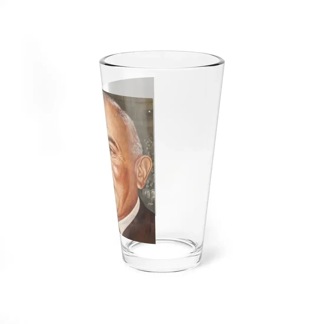 The Face that Haunts the White House (Bernard Goldfine), Newsweek magazine cover, July 14, 1958 (Magazine Illustration) Pint Glass 16oz - Go Mug Yourself