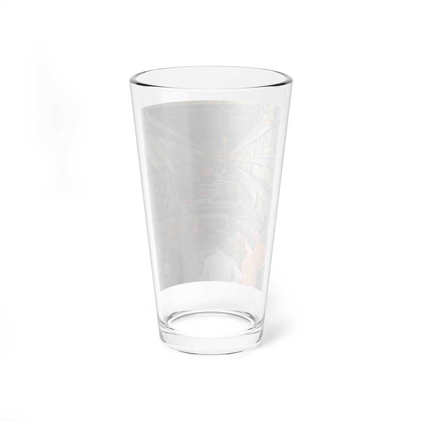 The Factory (Magazine Illustration) Pint Glass 16oz-Go Mug Yourself