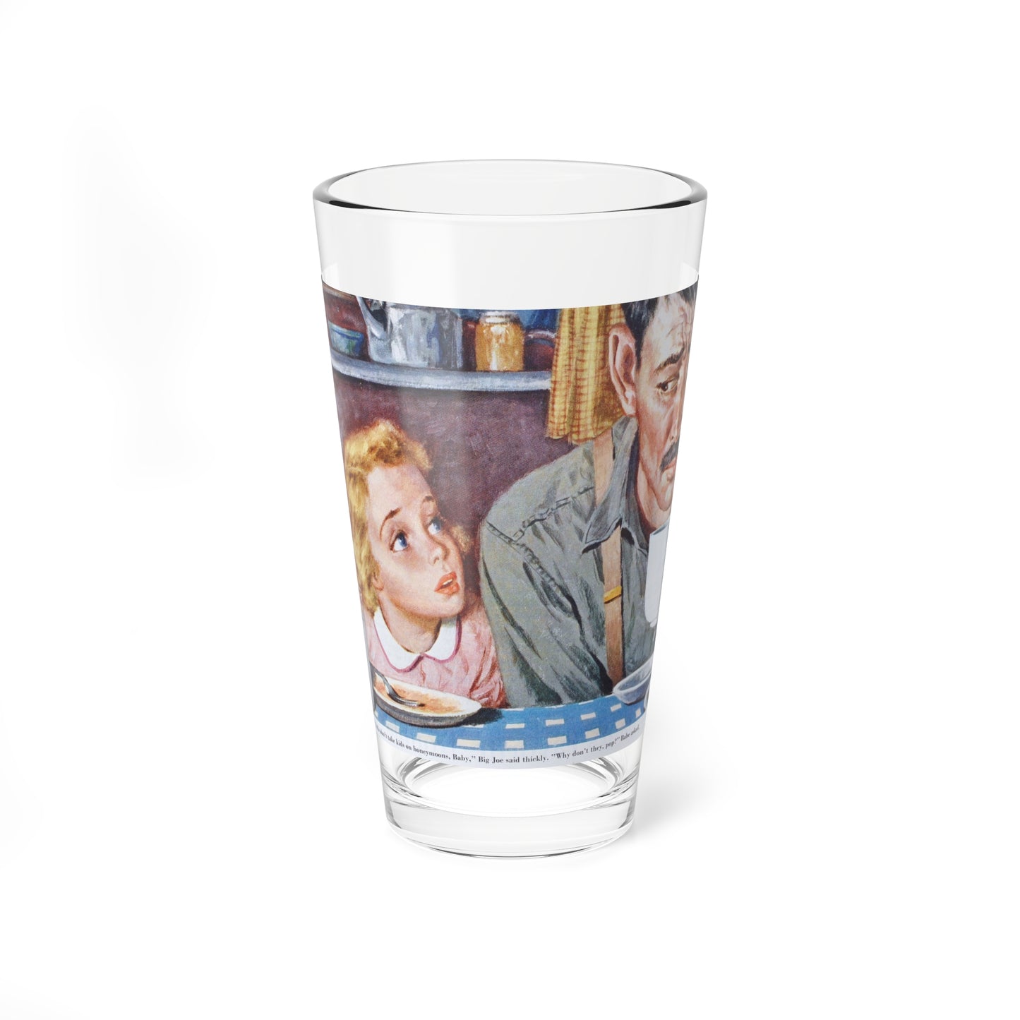 The Facts Of Life (Magazine Illustration) Pint Glass 16oz-16oz-Go Mug Yourself