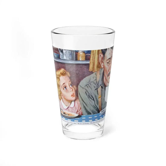 The Facts Of Life (Magazine Illustration) Pint Glass 16oz 16oz - Go Mug Yourself