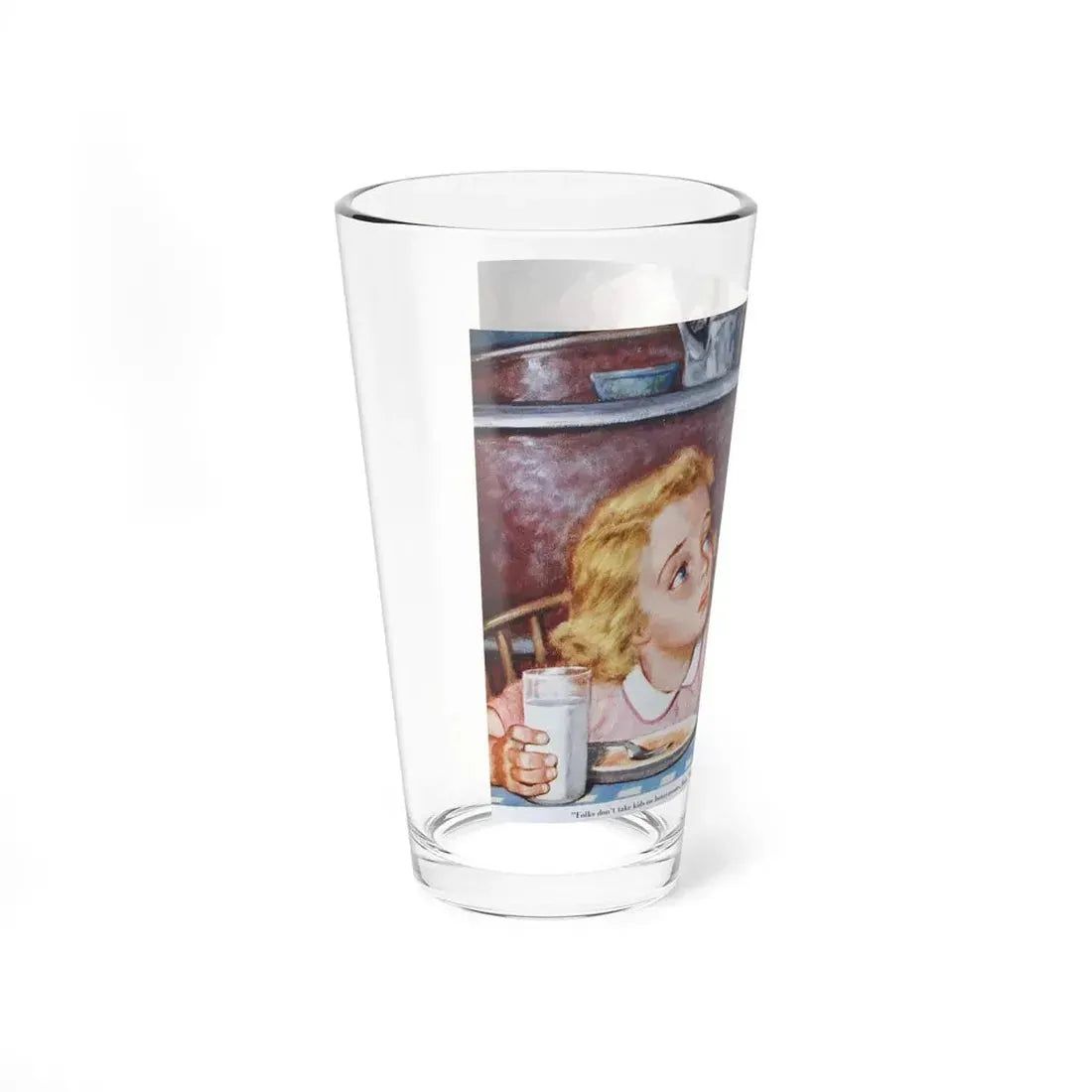 The Facts Of Life (Magazine Illustration) Pint Glass 16oz - Go Mug Yourself