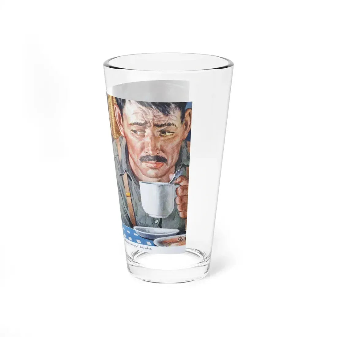 The Facts Of Life (Magazine Illustration) Pint Glass 16oz - Go Mug Yourself