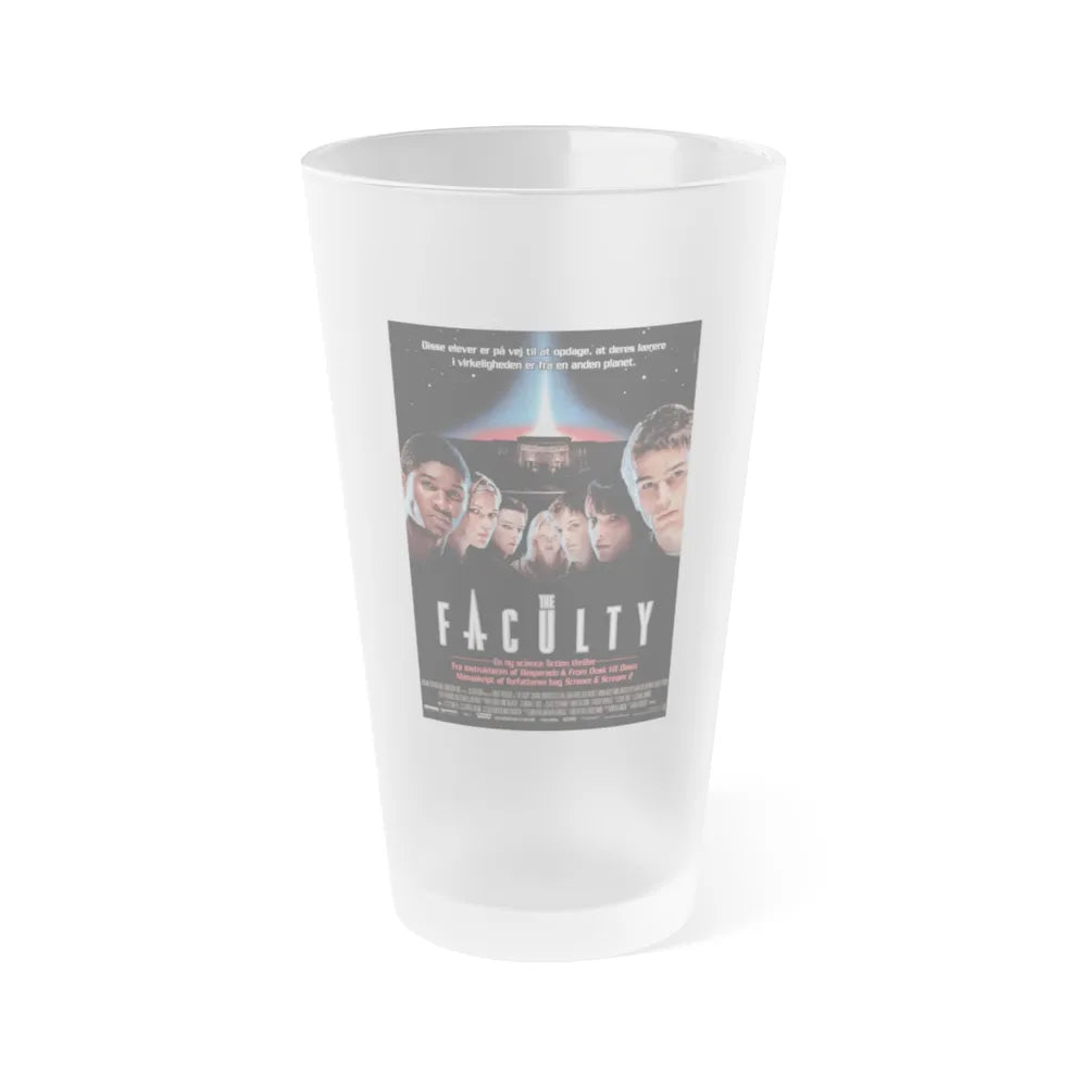 THE FACULTY (DANISH) 1998 Movie Poster - Frosted Pint Glass 16oz-16oz-Frosted-Go Mug Yourself