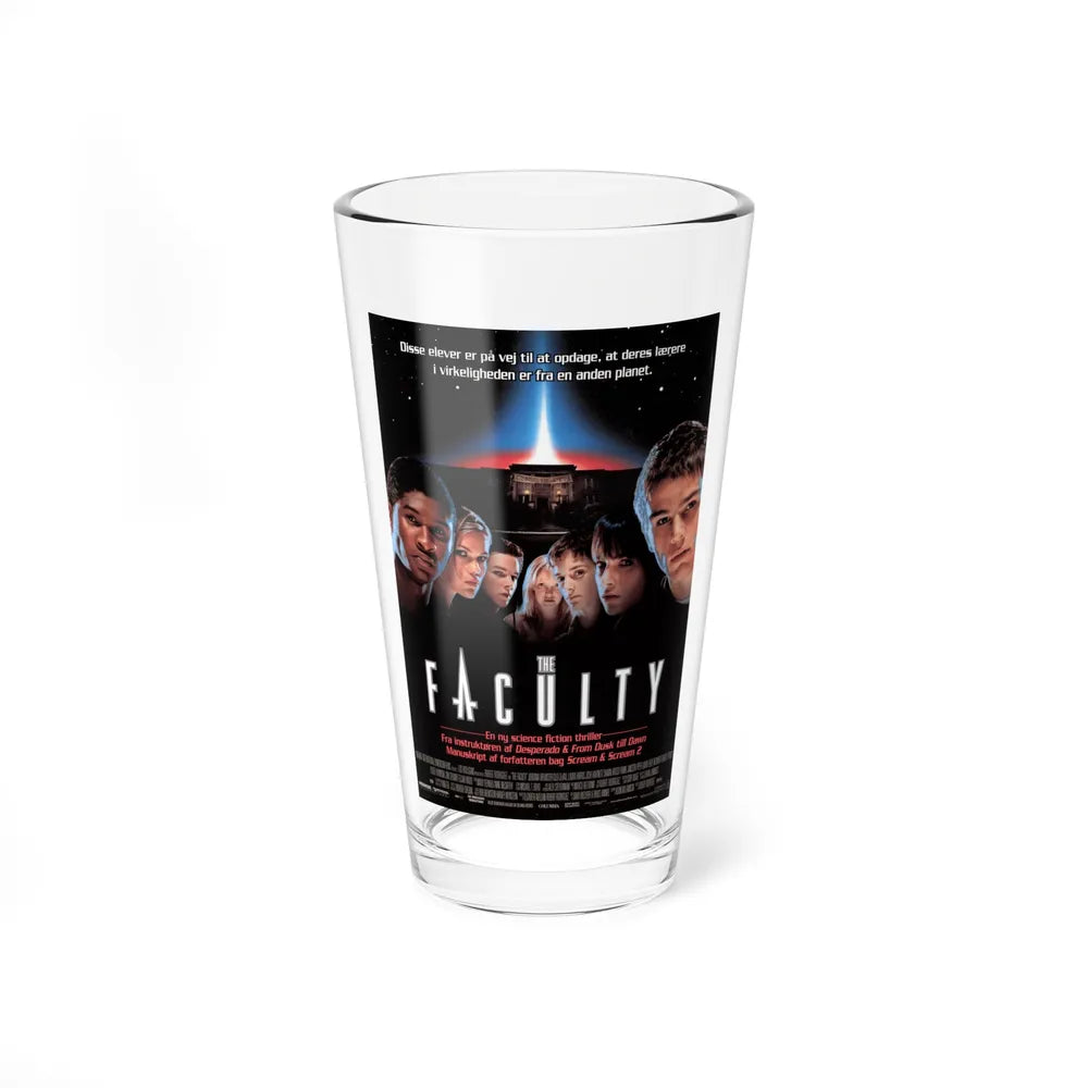 THE FACULTY (DANISH) 1998 Movie Poster - Pint Glass 16oz-16oz-Go Mug Yourself