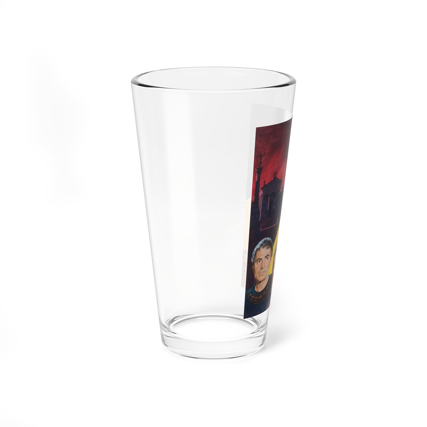 The Fall of the Roman Empire, movie poster illustration, c. 1964 - Pint Glass 16oz-Go Mug Yourself