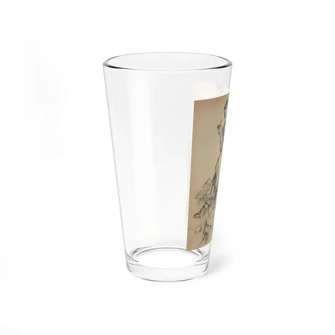 The Family Dog (Magazine Illustration) Pint Glass 16oz - Go Mug Yourself