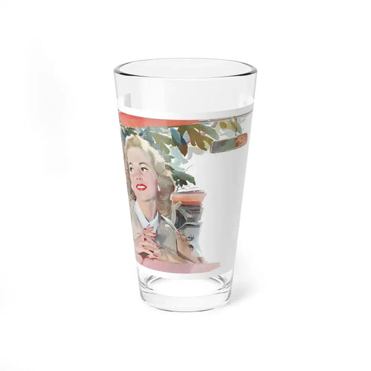 The Family Man by Florence Jane Soman, The Ladies' Home Journal, 1959 (Magazine Illustration) Pint Glass 16oz 16oz - Go Mug Yourself