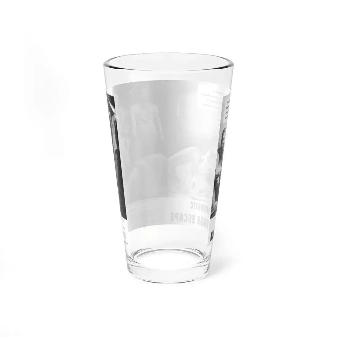 The Fantastic Nude Hostage Escape, For Men Only, March 1961 (Magazine Illustration) Pint Glass 16oz - Go Mug Yourself