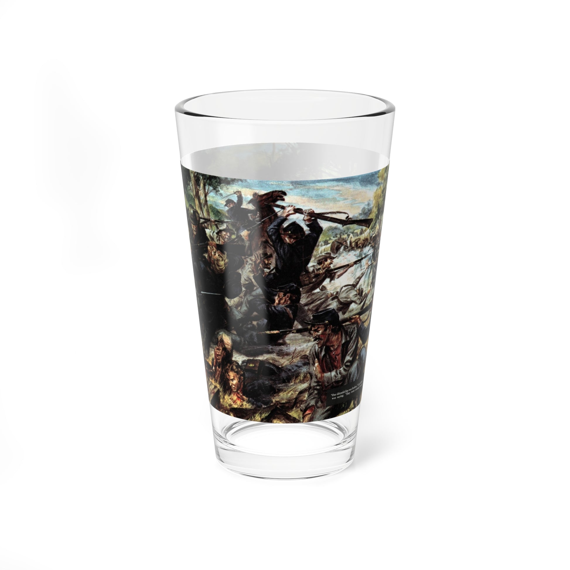 The Far-Off Bugle, Collier's, May 29, 1948 (Magazine Illustration) Pint Glass 16oz-Go Mug Yourself