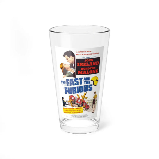 THE FAST AND THE FURIOUS 1954 Movie Poster - Pint Glass 16oz-16oz-Go Mug Yourself