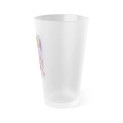 THE FAST SET (THE NUDE SET) 1957 Movie Poster - Frosted Pint Glass 16oz - Go Mug Yourself