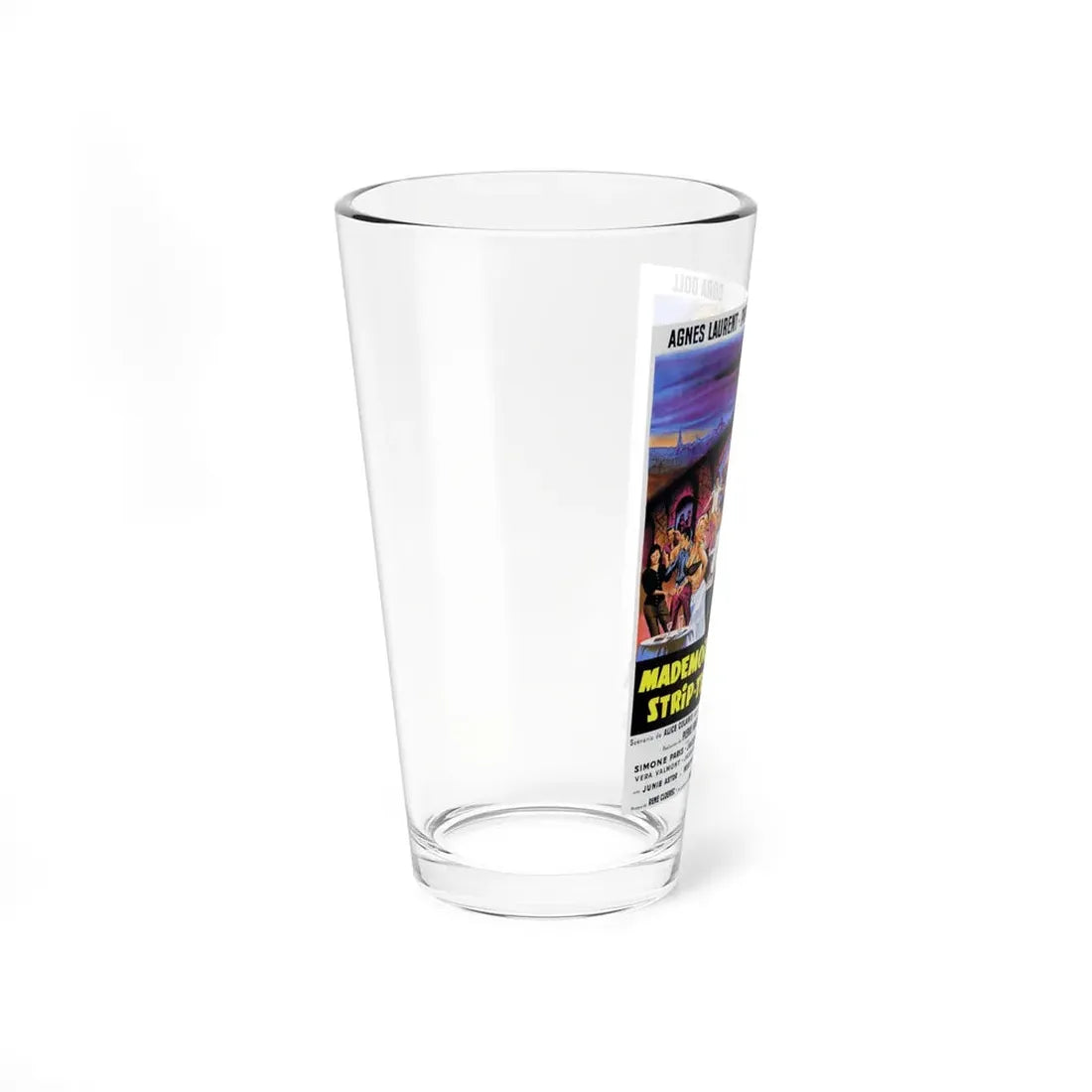 THE FAST SET (THE NUDE SET) 1957 Movie Poster - Pint Glass 16oz - Go Mug Yourself