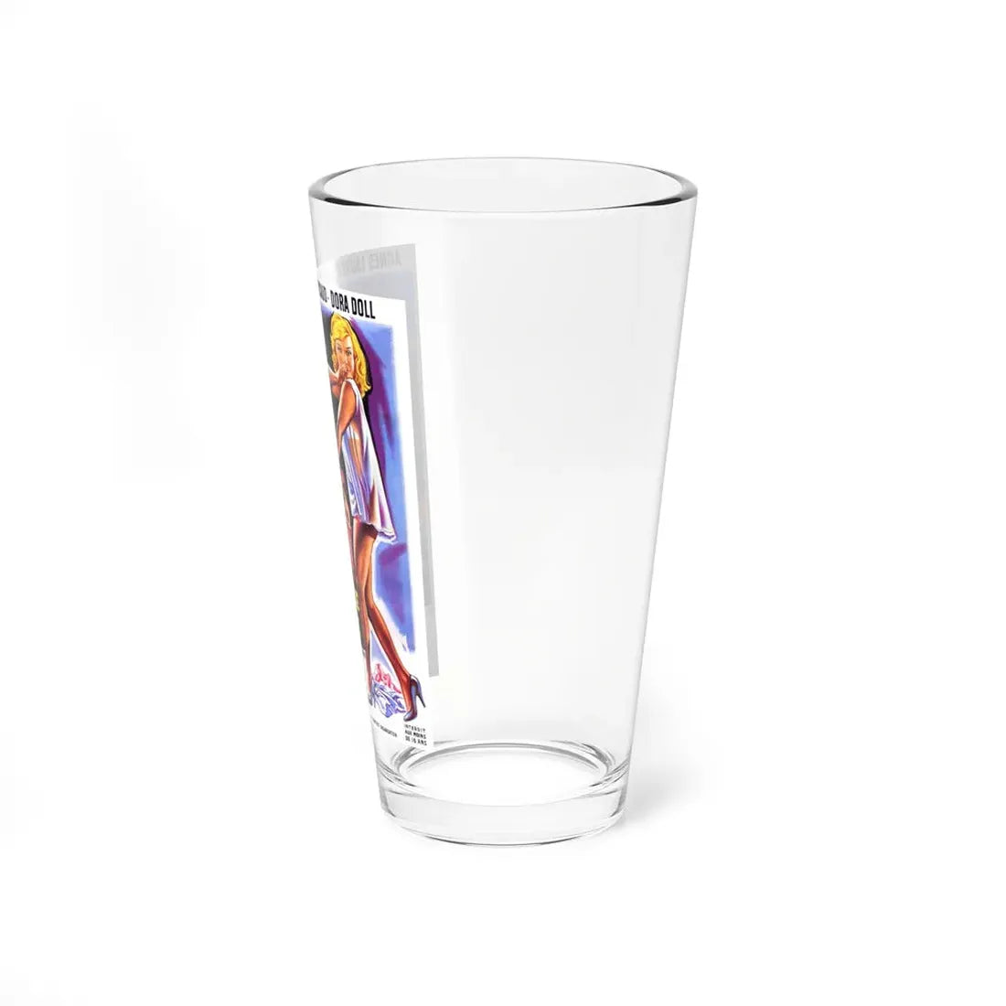 THE FAST SET (THE NUDE SET) 1957 Movie Poster - Pint Glass 16oz - Go Mug Yourself